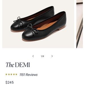 Margaux Demi Flat Black Nappa